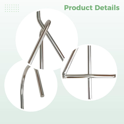 Tressify 20 Pcs Metal Plant Pot Hangers, 4.7 In Stainless Steel, For Balcony Flower Pot Display, Railing And Fence Hooks