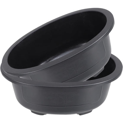 Homoyoyo 2PCS Bonsai Training Pots: 17 inch Large Bonsai Pot Oval Planter with Drainage Hole - Plastic Plants Growing for Nursery, Garden, Balcony