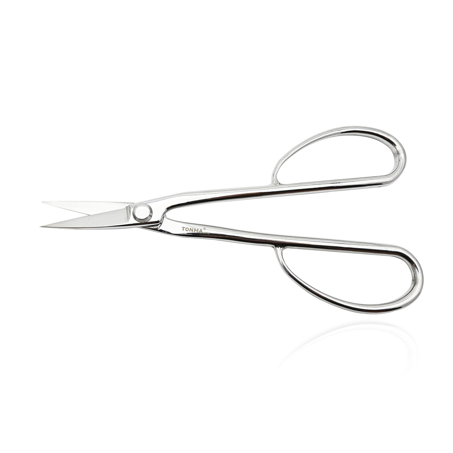 TONMA Satsuki Bonsai Scissors [Made in Japan] Professional 8.5 inch Garden Bonsai Tools Japanese Stainless Steel Hasami Pruning Scissors with Micro Serrated, Mirror Finish Process