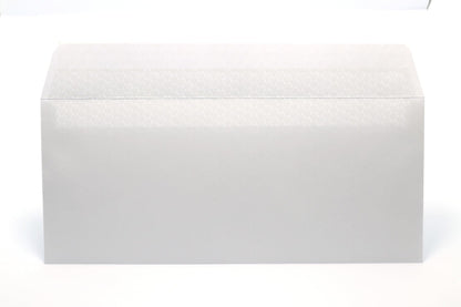 QEV No 10 Security Self Seal Envelopes 500ct, 24lb White Offset Paper, Security Tint Privacy Peel and Seal Windowless for Legal Letters, Invoices, Checks, Business Mail