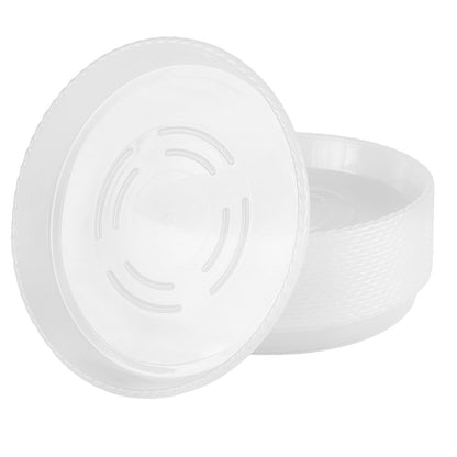 JOIKIT 20 Pack 12 Inch Plant Saucers, Clear Plastic Flower Pot Saucer, Plant Trays Pot Tray for Indoor Outdoor Planters Potted Plants