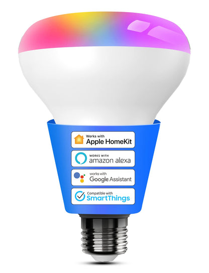 meross Smart Light Bulb, Smart WiFi LED Bulbs Compatible with Apple HomeKit, Siri, Alexa & Google Home, E26 2700K-6500K, 900 Lumens RGBWW 60W Equivalent, 1 Pack