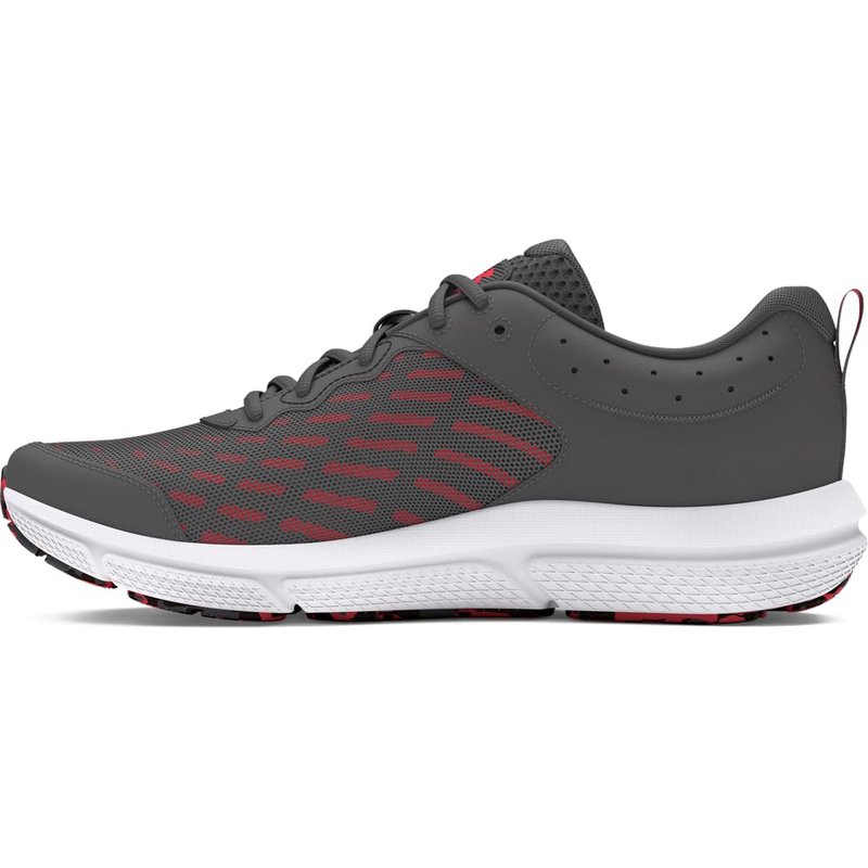 Under Armour Men's Charged Assert 10, (109) Castlerock/Castlerock/Racer Red, 9, US