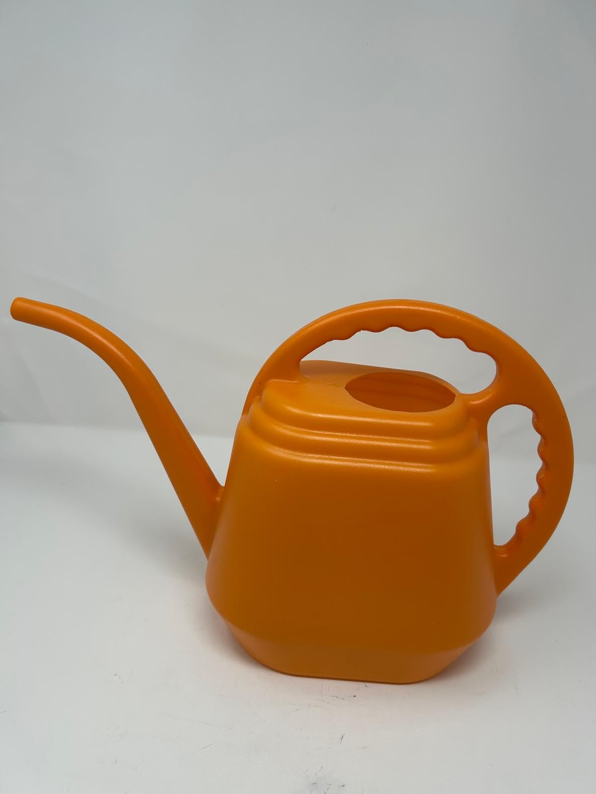 KP KOOL PRODUCTS One Gallon Orange Watering Can – Durable Plastic Indoor & Outdoor Plant Waterer – Lightweight Garden Tool with Easy Pour Spout – Ideal for Flowers, Herbs, Lawns & Houseplants – 1 Pack