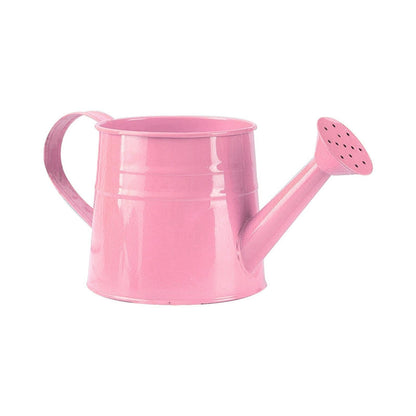 Watering Can, 1L Metal Flower Garden Watering Can, Lightweight Durable Decorative Gardening Tool for Outdoor Indoor Plants Lawn Garden (Pink)
