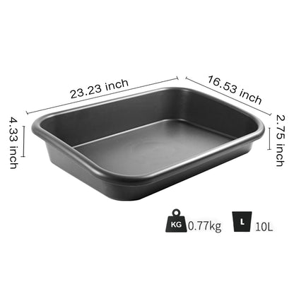 Luwint Garden Tidy Potting Tray, Plant Reportting Tray for Indoor Transplanting Gardening Planting Accessories Large Succulent Table (Black)