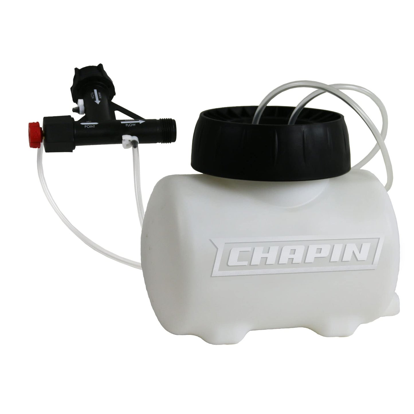 Chapin 4720 2-Gallon HydroFeed in-Line Fertilizing Injection System for Sprinklers and Direct Hose Use, 1-Pack, Translucent White