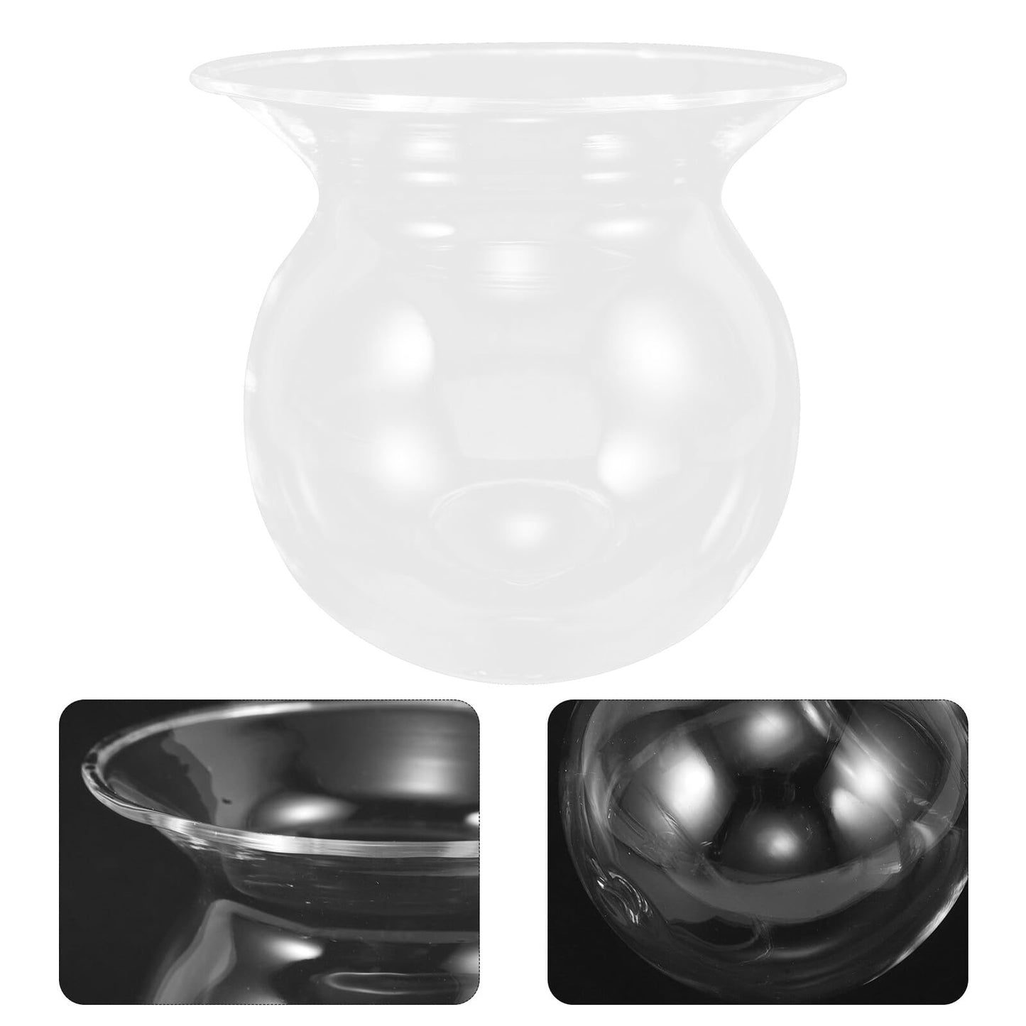 Generic 4pcs Glass Propagation Vases for Plants Hydroponic Flower Pots Glass Terrarium Table Centerpiece Home Décor