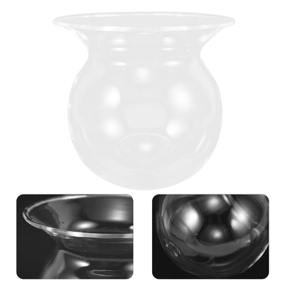 Angoily 4pcs Glass Flower Vase Set Globe Shape Glass Planter for Plants Hydroponic Propagation Terrarium Indoor Home Décor