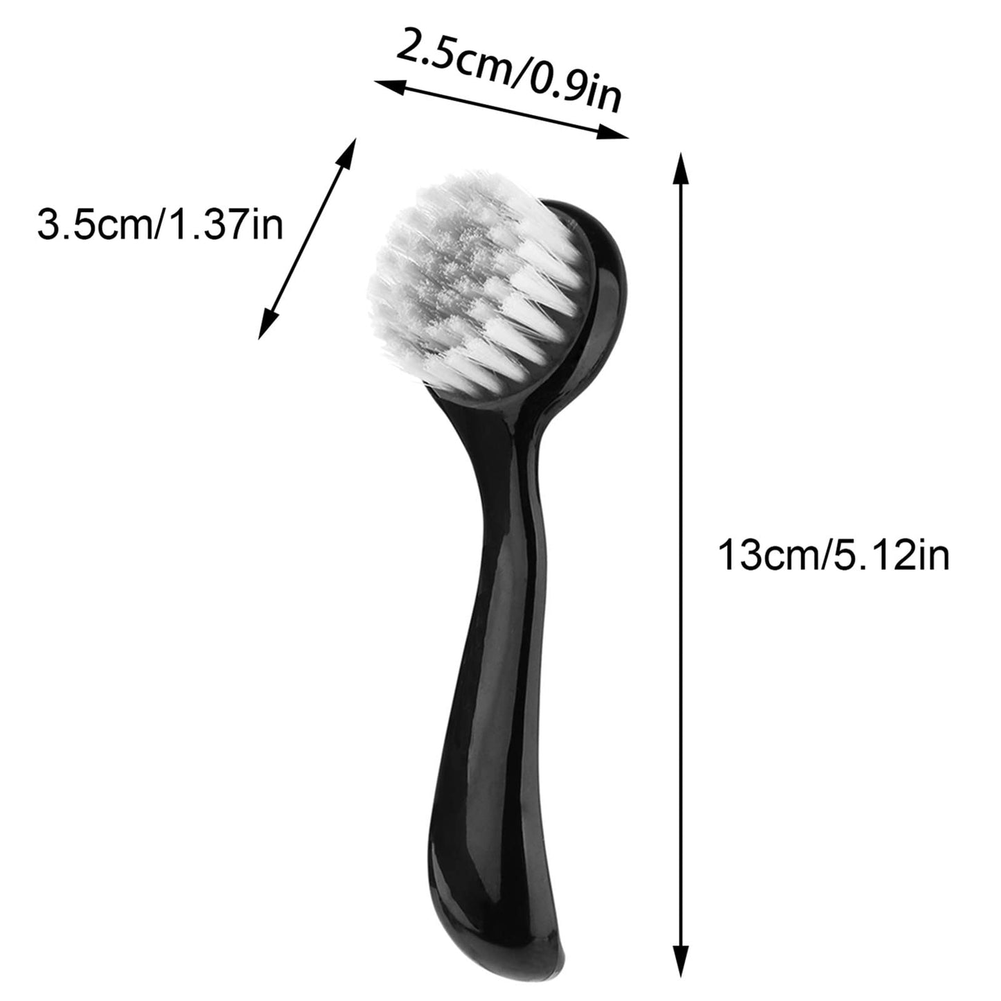 4 Colors Facial Cleansing Brush, Beomeen Face Scrubber Exfoliating Brush Face Wash Scrub Exfoliator for Skin Care, Makeup Removal (Blue, Pink, Purple, Clear)
