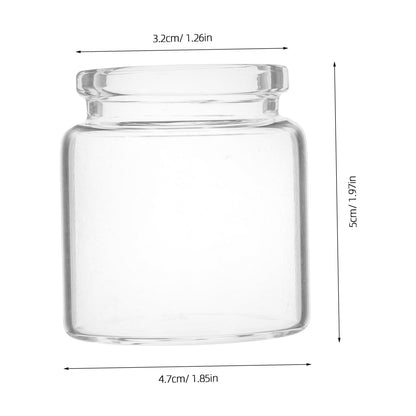Toyvian 10pcs Mini Glass Bottles for Succulent Plants Micro Landscape Terrarium Vases for Propagation and Greenery Decoration Diameter Height for Succulents and Low Maintenance Displays