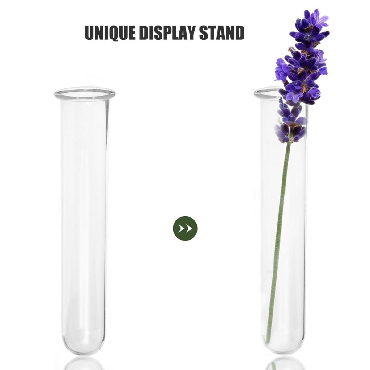 TOYANDONA 4pcs Glass Test Tube Vase Hydroponic Plant Holder Small Glass Propagation Tubes for Desktop Terrarium Decoration Home Garden
