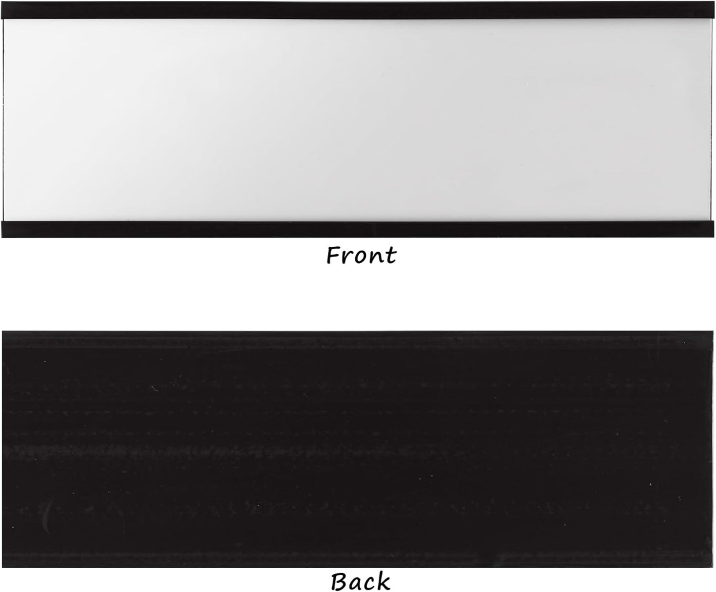 Whiteboard Magnets Label Holders 30 Pack 1'' x 2'' with Paper Inserts and Clear Plastic Protectors, Magnetic Name Tags Holders for School, Tool Box, Shelf, Signs, Locker