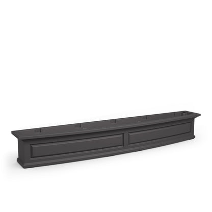 Mayne Nantucket 6-Foot Window Box – Self-Watering, Weather-Resistant Planter for Flowers – Durable Design for Outdoor Use, Perfect for Windows