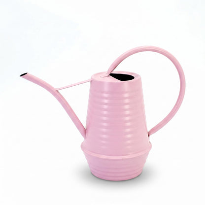 HORTICAN Small Watering Can, Matte Pink (Almost Mauve), 34oz., Metal Watering Can with Long Spout, Nice Indoor Water Can, Plant Water Can for Indoor Plants