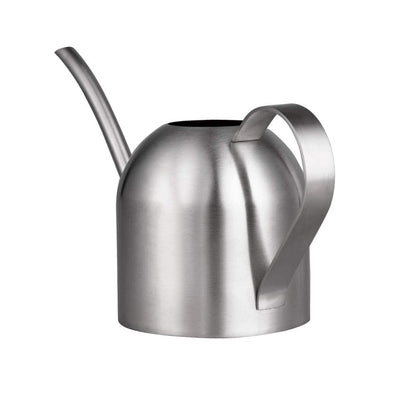 IMEEA Indoor Watering Can for House Plants 33oz/1L Brushed Stainless Steel Watering Can with Long Spout for Succulents, Bonsai