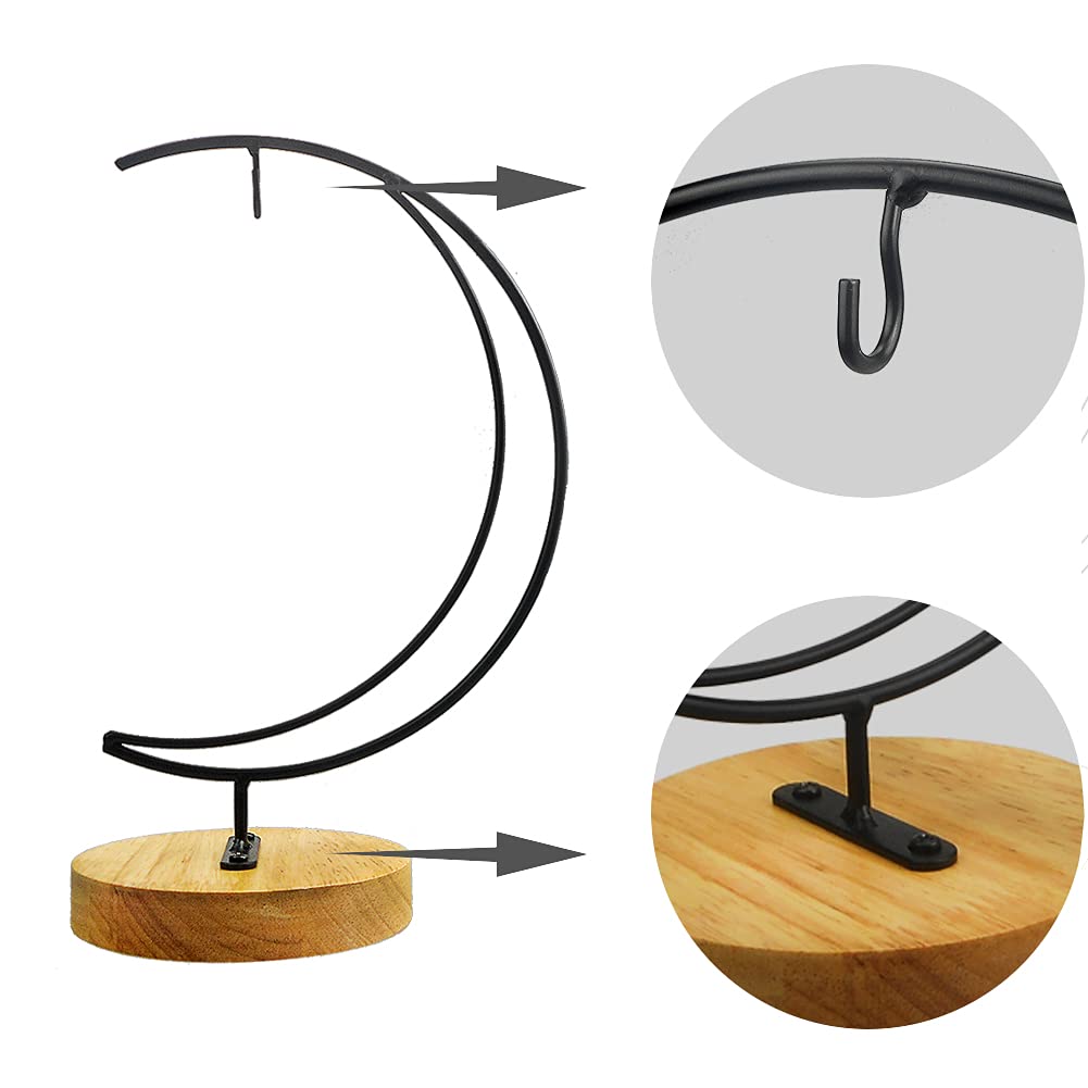 YY YEARCHY Ornament Display Stand Holder Home Wedding Decoration Rack for Hanging Glass Globe Air Plant Flower Pot Stand Iron Pot Hook Stand Terrarium Witch Ball