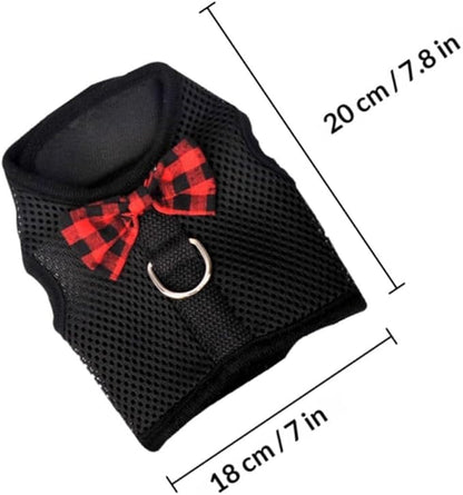 Abaodam Pet Vest Harness Breathable Mesh Chest Back Strap Soft S Size 20-23Cm for Small Pets Rabbit Guinea Pig Squirrel Walking