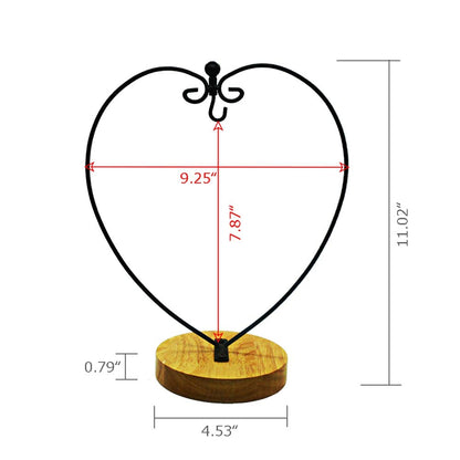 Ornament Display Stand, Ornament Stand Holder Iron Pothook Stand for Hanging Glass Globe Air Plant Terrarium, Witch Ball, Christmas Ornament and Home Wedding Decoration