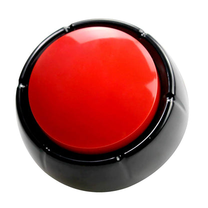 Record Talking Button Pet Button Easy Button Sound Button Recordable Button, 30 Seconds Dog Training BuzzerTalking Button Office Desk Gag Gift