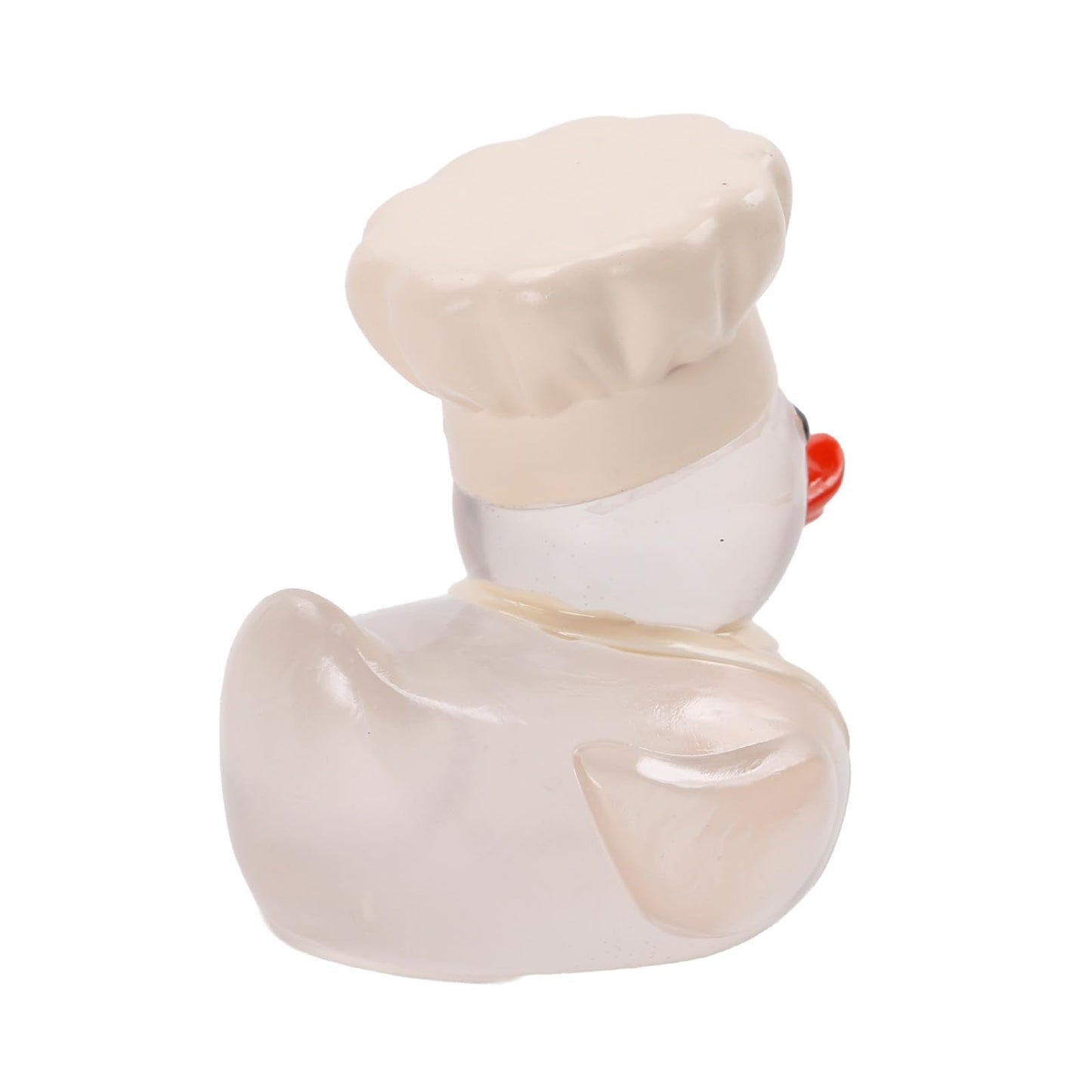 OYL Resin Chef Duck Figurine Everyday Hero Small Collectible Statue Novelty Craft Decorative Ornament for Desktop Shelf Home Office Decor Gift