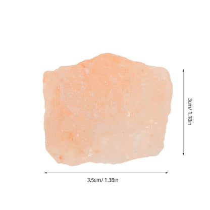 NIYANGLE Natural Pink Salt Rocks 2.2 Pounds Crystal Salt Chunks 2-4cm Stones for Aromatherapy Lamps Home Décor and Relaxation