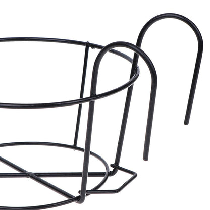 4 Pack Hanging Planters for Railings Rail Planter Hanging Baskets Flower Pot Holders Iron Plant Racks Metal Fence Planter Potted Stand Mounted Balcony Plant Baskets Container,Garden Steel Pots