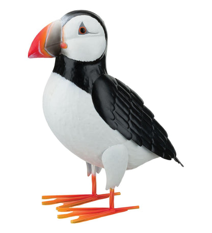 Regal Art & Gift Metal Garden Décor - Decorative Handcrafted Yard Art, Statue & Garden Sculpture for Lawn, Patio & Outdoor/Indoor Display - Puffin