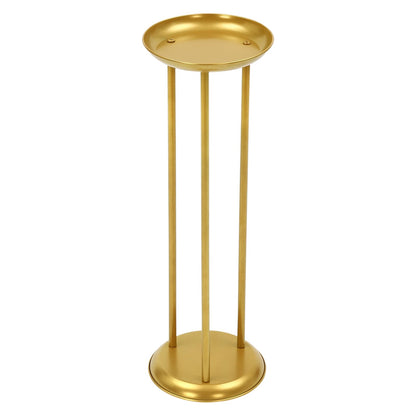 JINHZIXIU 6 Pcs Flower Display Stand 23.6in Column Flower Stand Gold Road Lead Centerpiece Vase Decorative 60cm Metal Flower Floor Vase Flower Holder for Wedding Home Party Centerpiece