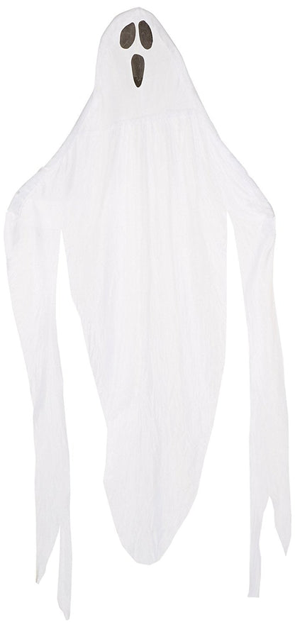Forum Novelties Set of 2 Halloween 7ft Hanging Fabric Ghosts! Halloween Hanging Decoration for Parties! (2)