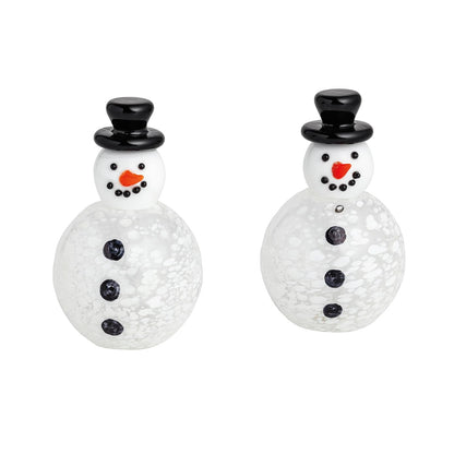 Mud Pie Christmas Snowman Shaker Set