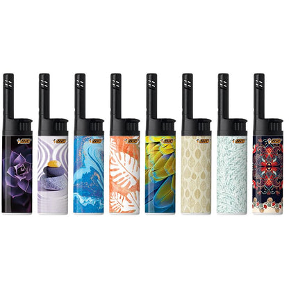 BIC EZ Reach Lighters, Extended Wand, Home Decor Designs, 6-Pack