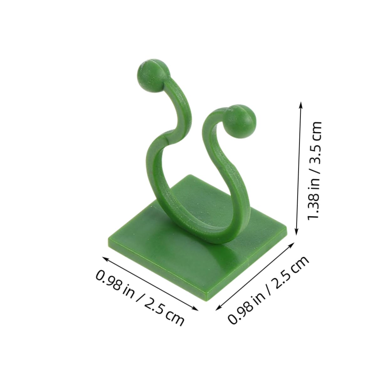 MERRYHAPY 120pcs Plant Wall Sticky Hooks for Climbing Plants Self-Adhesive Vine Clips Easy Installation Fixators for Home Decor
