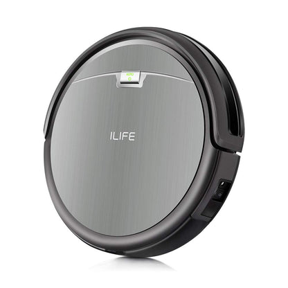 ILIFE V2 Robot Vacuum Cleaner, Tangle-Free Suction, 120 Mins Runtime, Slim, Self-Charging Robotic Vacuum Cleaner, Ideal for Pet Hair and Hard Floors