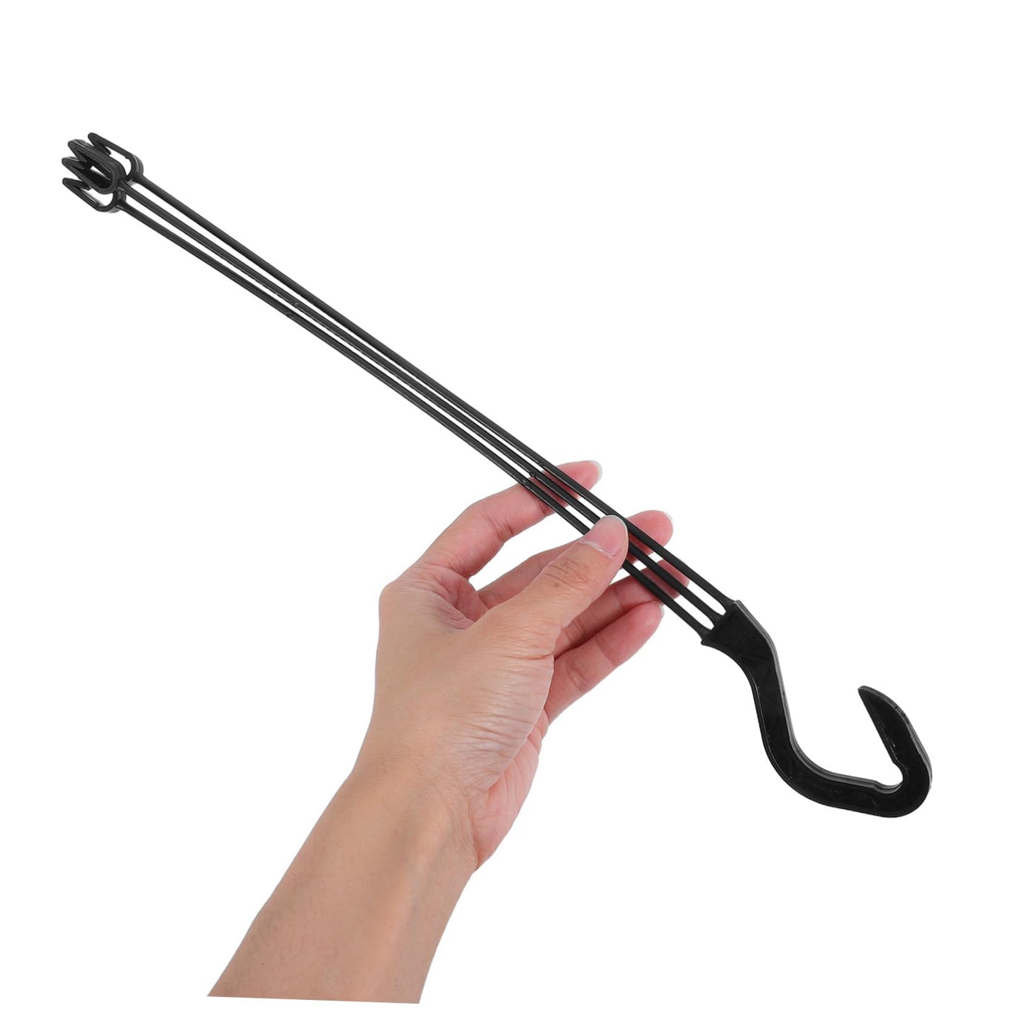 Cabilock 10pcs Plastic Hanging Hooks for Indoor and Outdoor Plant Display Flower Pot Hanger for Garden Balcony and Home Decor for Pothos