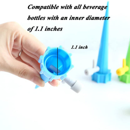 ARTEM 12 Packs Plant Waterer Self Watering Devices with Slow Release Adjustable Switch Vacation Automatic Irrigation Watering System for Indoor & Outdoor Home Office Plants