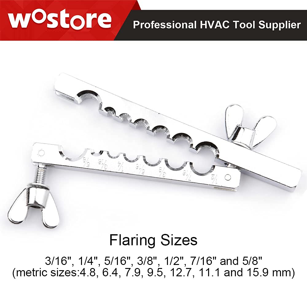 Wostore Double Flaring Tool Kit Copper Line Tube Cutter