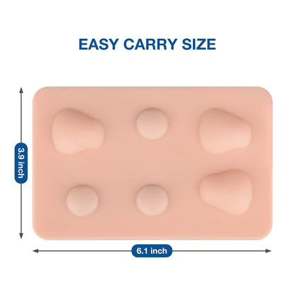 Medarchitect Abscess Incision & Drainage Pad, Sebaceous Cyst Skin Pad, Skin Practice Model for Training and Demonstration of Physician's Cyst Surgical Removal