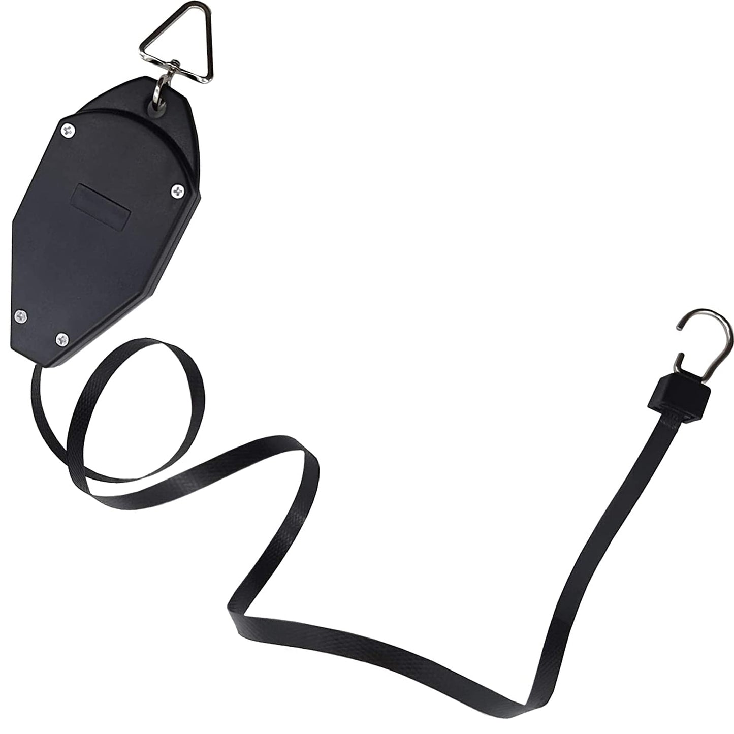 YOOHUA 3PCS Plant Pulley Hanger, Retractable Plant Hook Pulley, Adjustable Plant Pulleys for Hanging Plants, with 3PCS Metal Ceiling Hooks, Plant Pulley Hanger for Garden Baskets & Bird Feeder