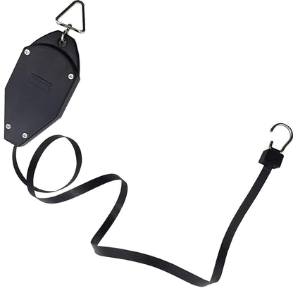 YOOHUA 3PCS Plant Pulley Hanger, Retractable Plant Hook Pulley, Adjustable Plant Pulleys for Hanging Plants, with 3PCS Metal Ceiling Hooks, Plant Pulley Hanger for Garden Baskets & Bird Feeder