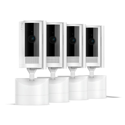 Ring Pan-Tilt Indoor Cam | See all around your home or business with 360° pan coverage, HD video, plus Two-Way Talk (2024 release) | White