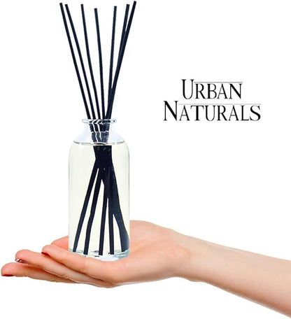 Urban Naturals Black Raspberry Vanilla Reed Diffuser Set | Made with Essential Oils & Real Botanicals | BlackBerry, Raspberry, Amber, Vanilla Orchid & Sandalwood | Made in the USA