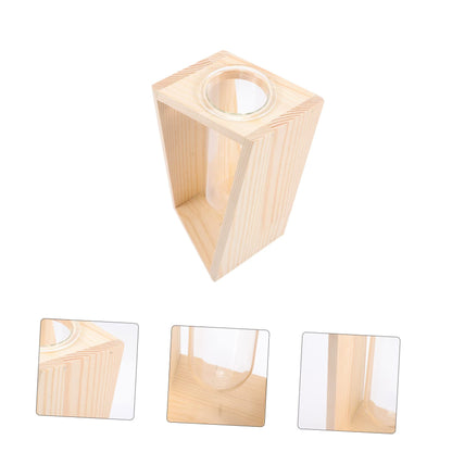 balacoo Test Tube Vase Rack Hydroponic Plant Terrarium for Home Decor Glass Container for Water Plants Creative Nordic Design for Elegant Spaces