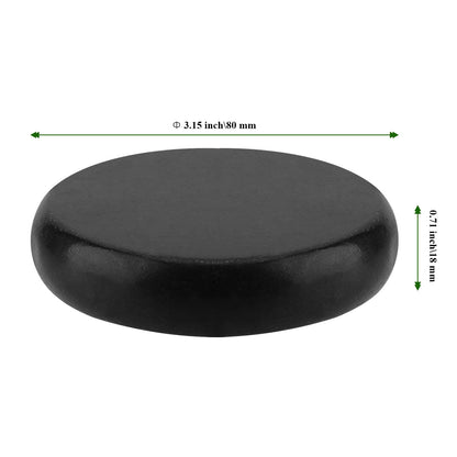 MAHIONG 22 PCS Basalt Message Stones, 3 Inches / 8 cm Hot Rocks Massage Stones, Basalt Hot Stones for Relaxing, Spa, Healing