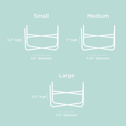 Waggo Simple Solid Dog Bowl and Dog Bowl Stand - Single Iron Stand with Single Ceramic Feeder or Water Bowl (Dolphin, Small)