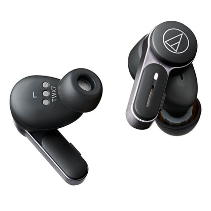 Audio-Technica ATH-TWX7BK Wireless Earbuds, Black