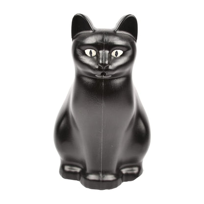 Esschert Design Cat Watering Can, Plastic, Black