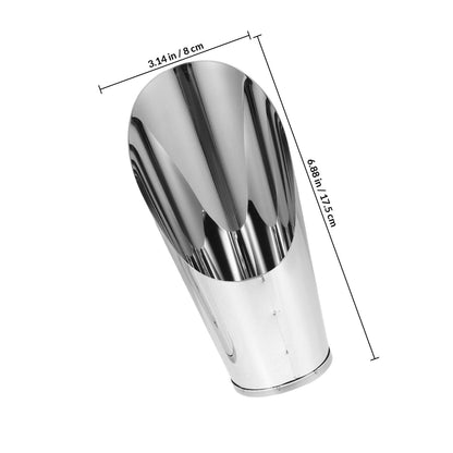 SHINYPASING 3pcs Stainless Steel Soil Scoop Set Bucket Shovel for Bonsai and Succulent Planting Gardening Hand Tools with Small, Medium, Large Cups for Potting and Transplanting