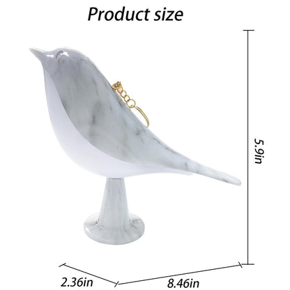 ZDAYOZ Bedside Touch Control lamp, Lovely Bird Led lamp, Bedside Fragrant Bird lamp, Decorative Creative Night lamp (Marble Bird Incense lamp)