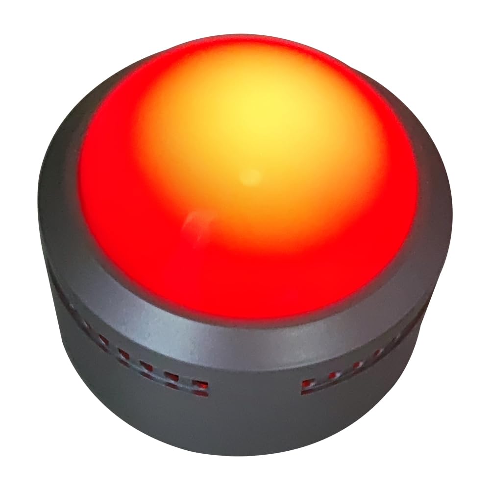 LED Illuminated Recording Button,Talking Buttons,Voice Recorder Button,Talking Buttons,Record Sound Button for Gift Education, Easy Button,Funny Office Gift,Funny Button（red）